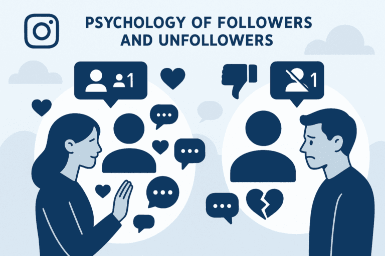 psychology of followers and unfollowers on instagram