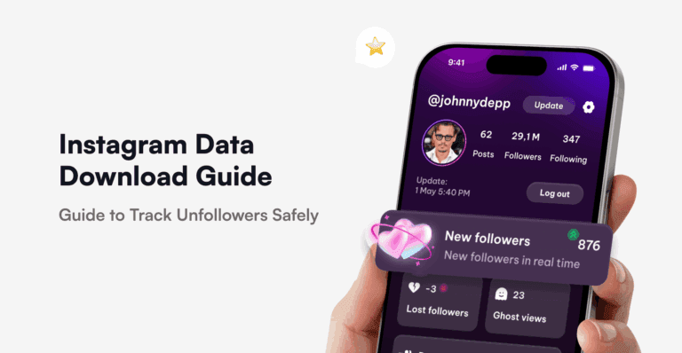 Instagram mobile app Your Activity menu showing how to download Instagram data in 2026 settings