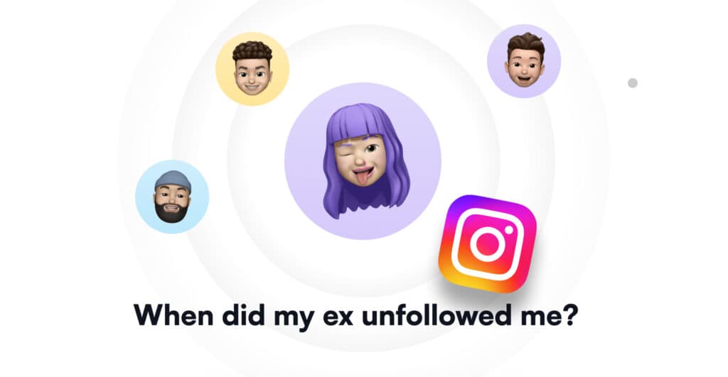 Instagram unfollowers tracker showing exact date when ex stopped following