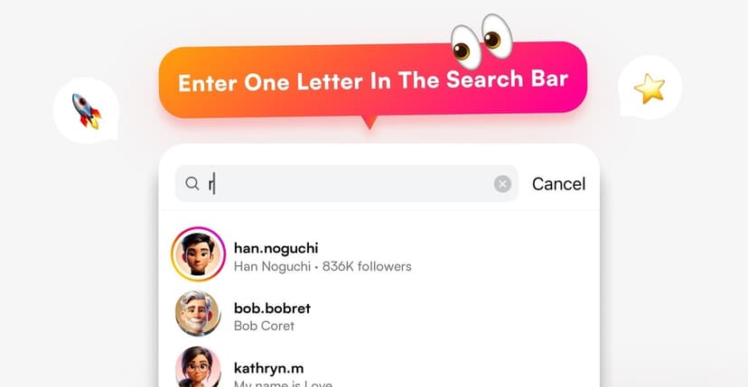 Search Bar Letter Trick