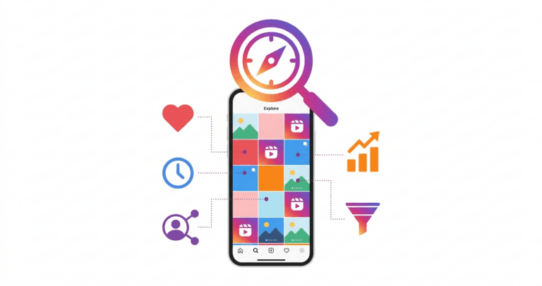 Instagram Explore page algorithm ranking signals and discovery process