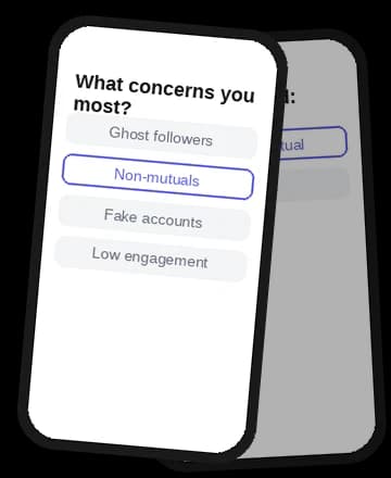 Instagram ghost follower scan