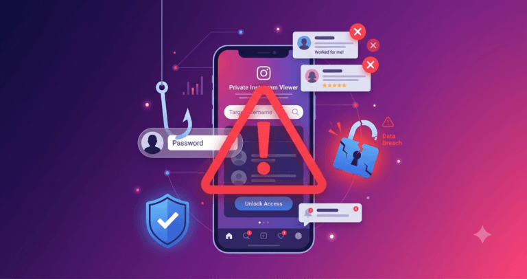 Private Instagram viewer scam warning