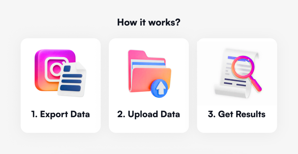 IG unfollow checker and how to use upload feature for safe Instagram data analysis