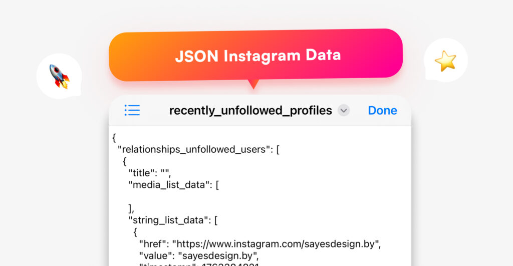 Digital Instagram archive export for account transparency and personal data safety