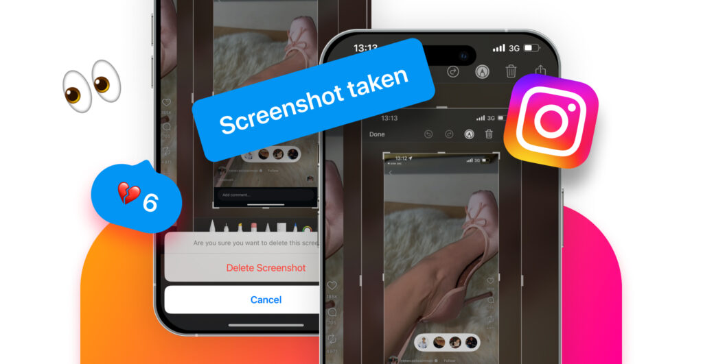 Instagram screenshots detection